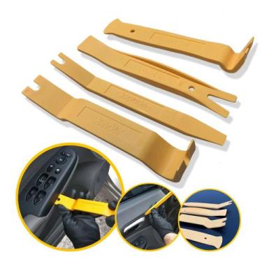 Imagem de Kit Jogo Espátula Nylon Desmontar Painel Portas Carro Moldura Vidros A
