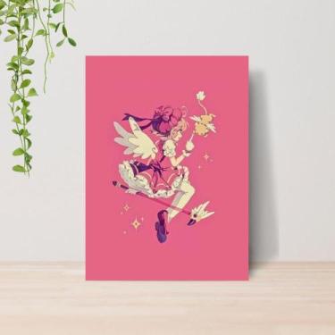 Imagem de Quadro Sakura CardCaptor Anime A4  Placa MDF 07 - Lomi Art