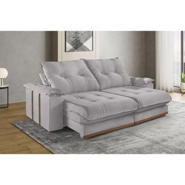 Imagem de Sofa Retratil e Reclinavel 5 Lugares M-193 2,90m Molas Ensacadas Pillow Top Estofados Martins
