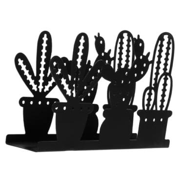 Imagem de Suporte de guardanapo de ferro vintage Suporte de toalha de papel de metal para decoração de casa