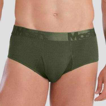 Imagem de Cueca slip canelada com abertura - MASH