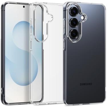 Imagem de CASEVASN Capa para celular compatível com Samsung Galaxy S26, ultra [fina] TPU transparente flexível [resistente a arranhões] capa protetora de silicone de borracha de gel para celular para Galaxy S26