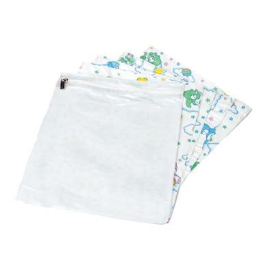 Imagem de Kit 5 Pçs Saco Organizador Bebê e Infantil Impermeável com Visor e Zíp