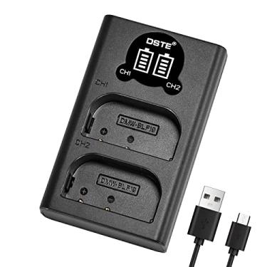 Imagem de DSTE Replacement for DMW-BLF19 Dual LCD Battery Charger Compatible Panasonic Lumix DMC-GH3 GH3A GH3AGK GH3GK GH3H DC-G9GK-K Lumix G9 DC-GH5 DC-GH5S Camera with Type-C and Micro-USB Port