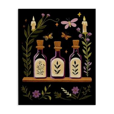 Imagem de Stupell Industries Arte de parede em tela de prateleira de boticário vitoriano, design por Yen, 20 x 16