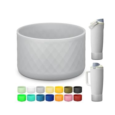 Imagem de Beonsky Bota de silicone para Owala FreeSip Sway 850 g 1,134 g, capa protetora antiderrapante para copo FreeSip Owala 850 g 1,134 g - acessórios de garrafas de água de aço inoxidável