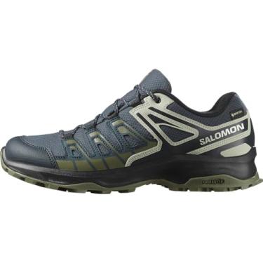 Imagem de Salomon Extegra Gore-TEX, tênis de caminhada masculino versátil para conforto, perfeito para botas de caminhada e aventuras ao ar livre, Azul, 38