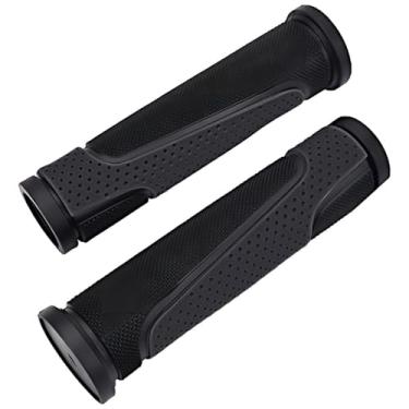 Imagem de Par Manopla de Borracha Preta Para Bike 125mm GTA