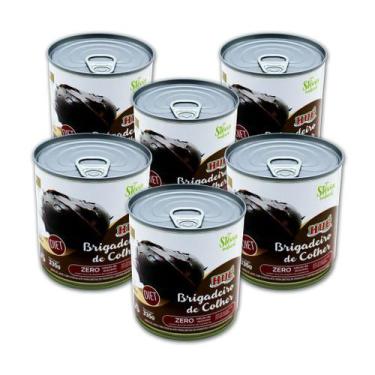 Imagem de Brigadeiro de colher diet lata 335g hué - kit 6 unidades - HUE