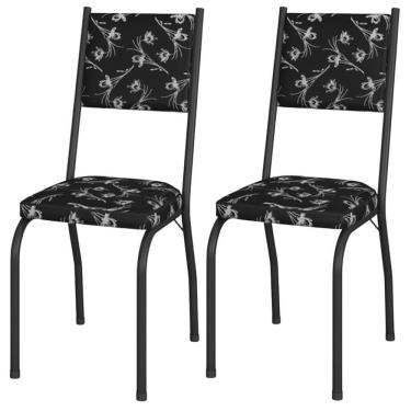 Imagem de Kit 2 Cadeiras Tubular Europa 258 Pt