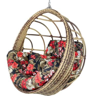 Imagem de Balanço Ninho Suspenso Hungria Cappuccino E Maui Preto