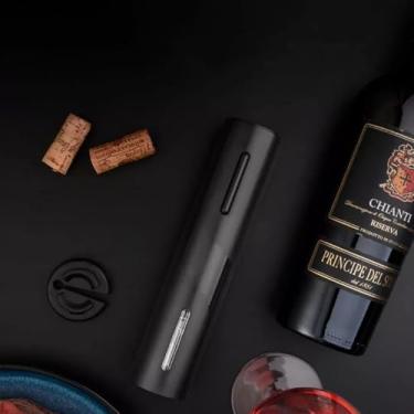 Imagem de Abridor de Vinho Elétrico a Pilhas Premium – Automático e Prático para Abrir Garrafas sem Esforço