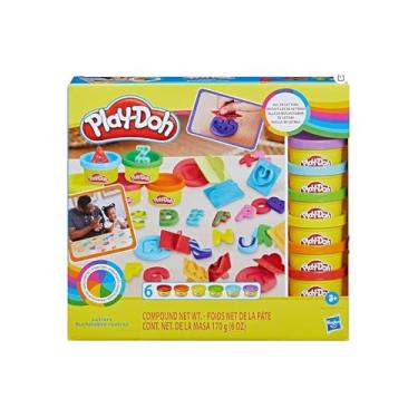 Imagem de Kit Massinha de Modelar Infantil, Colorido, com Ferramentas e Acessórios, Plástico, para Crianças Acima de 3 Anos