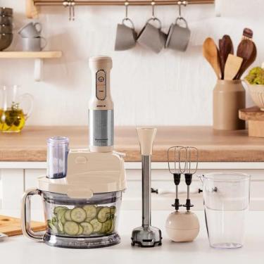 Imagem de Robô De Cozinha 2000 W Creme Mastermaid Prosteel Karaca, Bege