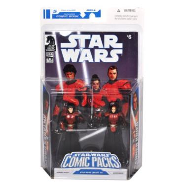 Imagem de Star Wars Clone Wars Action Figure Comic 2-Pack Dark Horse: Legacy #6 Imperial Knights Antares Draco and Ganner