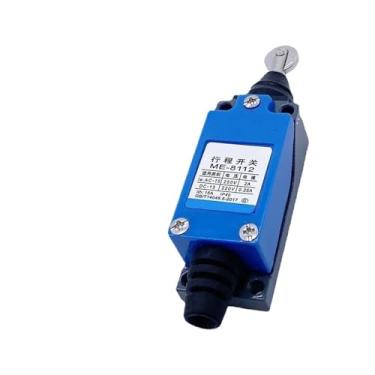Imagem de ME-8112 Micro interruptor de limite IP40 Potência do rolo de êmbolo 1NO 1NC Momentary Reset 15A