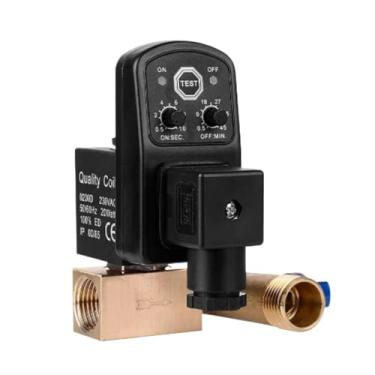 Imagem de Válvula solenóide de drenagem com temporizador automático DC24V/AC220V/380V 1/2" para gerenciamento condensado(24V)