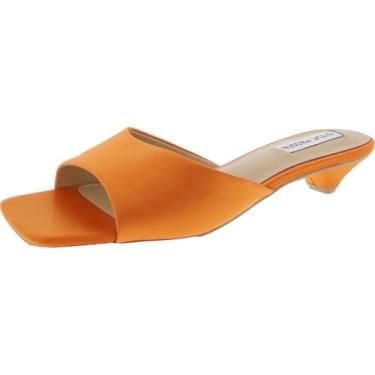 Imagem de Steve Madden Sapato feminino Joanie, Cetim laranja, 34