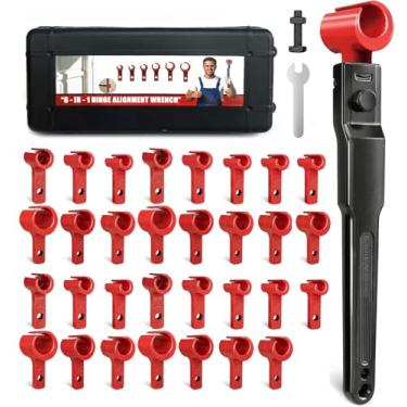 Imagem de Door Hinge Adjustment Tool Kit Door Gap Adjustment Tool for Precise Hinge Gap Adjustment Upgraded Hinge Gap Adjusting Wrench for Installation and Repair of Residential and Commercial-27