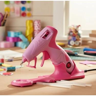 Imagem de Pistola De Cola Quente Sem Fio Artepunto - Bico Fino Pink