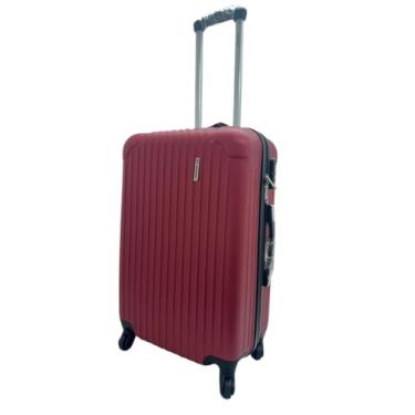 Imagem de Mala De Viagem Média ANAC Rígida Para 23 kg Com Rodas 360º E Cadeado Segredo. (A2M Cereja 1)