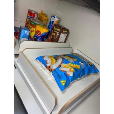 Imagem de Prateleiras com Borda e Sistema Deslizável Mdf Mais de 35 Medidas - po