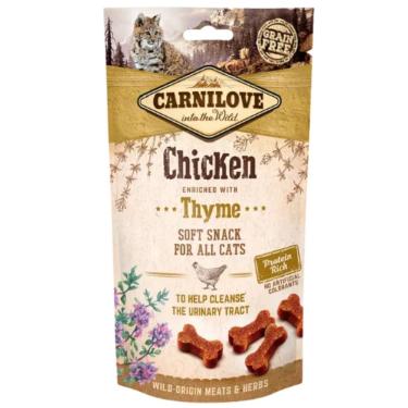 Imagem de Carnilove Petisco Premium Semi-Úmido Frango Enriquecido com Tomilho Para Gatos
