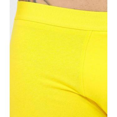 Imagem de Cueca Boxer Masculina Básica MR-58965, Amarelo, GG