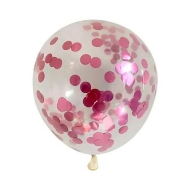 Imagem de Balões De Látex Transparentes Com Glitter Dourado 5/10/20pcs Para Deco