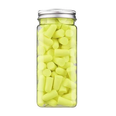 Imagem de Conjunto de Tapões Ouvido Espuma Macia Reutilizáveis Anti-Ruído para Dormir Anti-Rugido Trabalho Viagem Tiro Proteção Auditiva