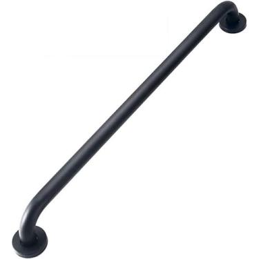 Imagem de uhyOHF Corrimão de banheiro preto, barra de apoio de segurança para chuveiro, barra de suporte de banheiro, corrimão de escada, barras de apoio antiderrapantes para idosos (100 cm