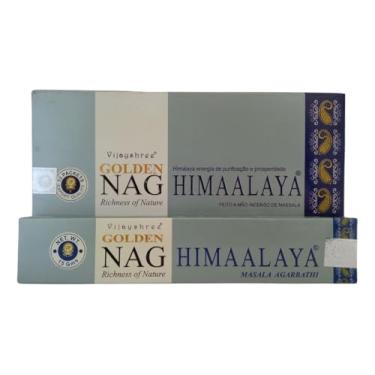 Imagem de Incenso Massala Vijayshree Golden Nag Himalaya- 12 Caixinhas