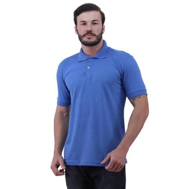 Imagem de Camisa Gola Polo Masculina Malha Piquet 50% Algodão 50% Poliéster Penteado Rentex MXD Conceito-Masculino