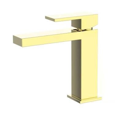 Imagem de Monocomando Dax P/Lav Mesa Bica Baixa Havel Gold Dax-2875-hv-gd