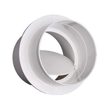 Imagem de Válvula de Retenção para Exaustor Banheiro Cozinha Controle Odores Ventilação Fumaça Fluxo Ar