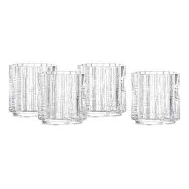 Imagem de Fortessa Copo empilhável Mahalo, 325 ml, duplo antiquado (conjunto de 4), transparente