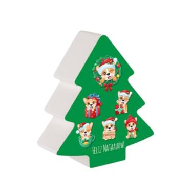 Imagem de Luminária Árvore de Natauw - Decorada com Desenho de Cachorrinho