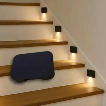 Imagem de Balizador De Parede Sobrepor Mini Led Corredor Preto