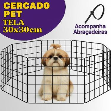 Imagem de Cercado P/ Pet Em Tela Aramada Cercadinho Para Cachorro - NoBrand, 10 