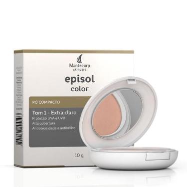 Imagem de Protetor Solar Pó Compacto Episol Color Ext Cla Fps 50 10g - Mantecorp