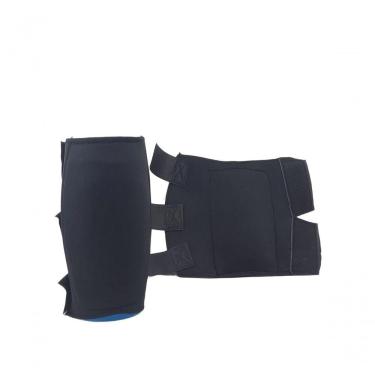 Imagem de Caneleira Go Roller Ajustável Preta Para Patins Skate Bmx Patinete P