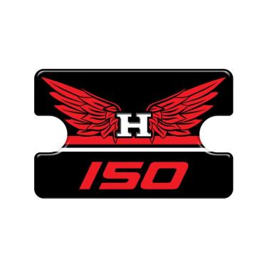 Imagem de Adesivo Protetor Resinado Burrinho De Freio Cg 150 Start ,fan,titan E Cargo Vermelho Vermelho