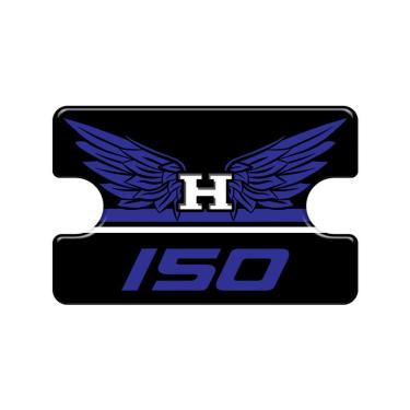 Imagem de Adesivo Protetor Resinado Burrinho De Freio Cg 150 Start ,fan,titan E Cargo Azul Azul