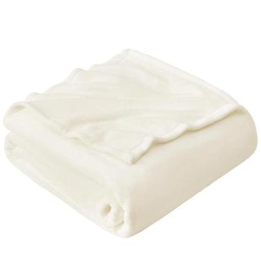 Imagem de Manta de franela Hansleep para sofá beige 130x150 cm