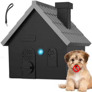 Imagem de Dispositivos de controle de latidos para cães, dispositivo antilatido, dissuasor ultrassônico de latidos para cães com 4 modos, dispositivos para parar de latir até 1,5 m de alcance, dispositivo de