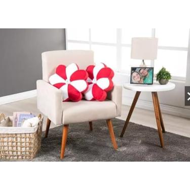 Imagem de Conjunto de almofadas luxuosas com estampa floral azul, perfeito para decorar camas, sofás e cadeiras - requintado(VERMELHO)