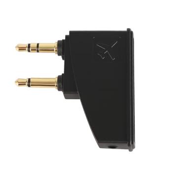 Imagem de CLANMOU Adaptador de fone de ouvido de avião - conector de 3,5 mm para Bose 700 QC 2/3 QC45/35 QC35ii QC15/25/20 NC700 SoundLink SoundLinkII AE2 AE2i AE2W e mais - Compatível com a maioria dos
