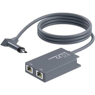 Imagem de Adaptador Ethernet Starlink para rede externa Starlink Gen2 com fio, duas portas Starlink Gen2, adaptador Ethernet de até 1 Gbps de alta velocidade