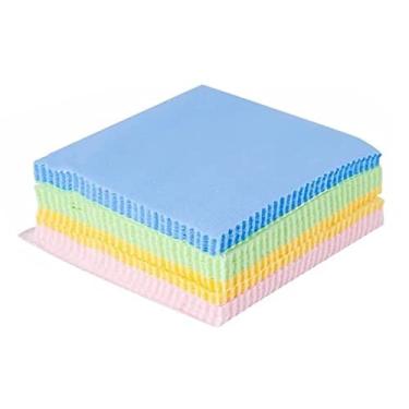 Imagem de GOTOTOP Panos de Limpeza de Microfibra para óculos, Material Macio Espessado, Pano de Microfibra Colorido de 100 Peças para Limpeza de óculos, Perfeito para Uso Doméstico e No
