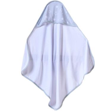 Imagem de Toalha Capuz Bebê 70x70 Toque Aveludado Super Macia
